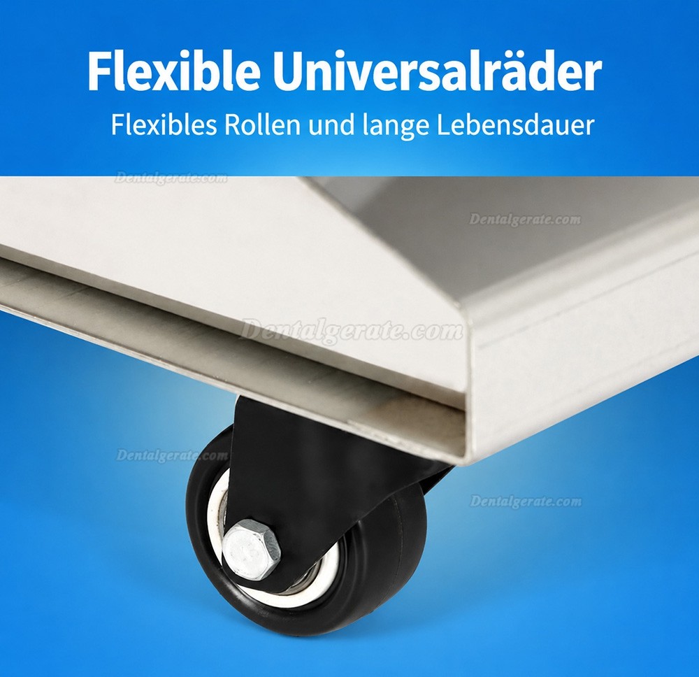 FY 120W-220W Mobile UV + Ozon-Desinfektionslampe Edelstahlwagen